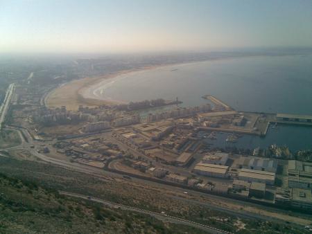 ville agadir (vue d'offele)